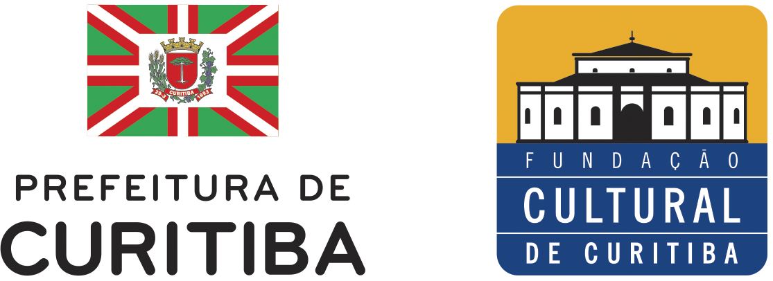 Logo da Prefeitura e da Fundação Cultural de Curitiba